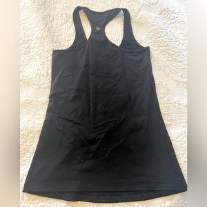 Lululemon long racer-back top in black